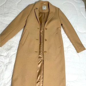 Abercrombie & Fitch Wool Blend Dad Coat: Size XS